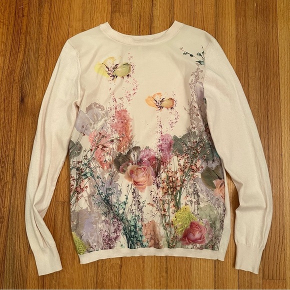 TED BAKER SWEATER BLOSOME Wispy Meadow Size 1 (XS) .. (j6) - Picture 2 of 10